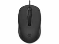 HP 150 Maus (kabelgebundene Maus, bis 1.600 DPI, Rechtshänder Maus, Linkshänder