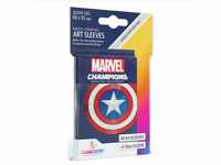 Gamegenic, MARVEL CHAMPIONS sleeves - Captain America, Sleeve color code: Gray