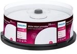 Philips DVD+R Rohlinge (8.5 GB Data/ 240 Minuten Video, 8X High Speed Aufnahme, 25er