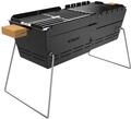 Knister Mobiler Holzkohle-Grill | Ideal Als Camping Grill & Feuerschale | F&uuml;r...