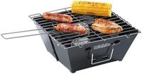 PEARL Klappgrill: Flach zusammenklappbarer Kohle-Grill, Grillfl&auml;che ca. 24,5 x 24 cm
