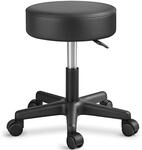 TRESKO&reg; Rollhocker h&ouml;henverstellbar 10 cm Dicke Polsterung bis 150 kg | Hocker