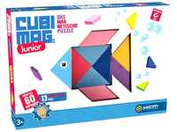 HCM Kinzel 55168 Cubimag Junior-Magnetisches Puzzle mit 13 Teilen-Denkspiel,