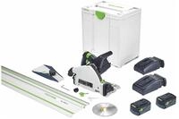 Festool Akku-Tauchs&auml;ge TSC 55 5,2 KEBI-Plus/XL-FS mit F&uuml;hrungsschiene | 2x 18...
