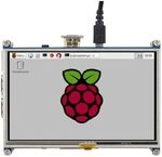 Raspberry RB-LCD-5 Aufr&uuml;stset Silber