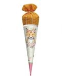 ROTH Schult&uuml;te Lieblingsst&uuml;ck - Funny Fuchs 70 cm gro&szlig; - rund Stoffschult&uuml;te