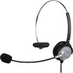 Hama Kopfb&uuml;gel-Headset mit 2,5-mm-Klinkenstecker (einseitiger Kopfh&ouml;rer mit Mikro,