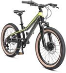BIKESTAR Alu Mountainbike Jugendfahrrad 20 Zoll ab 6-9 Jahre Hardtail | 7 Gang