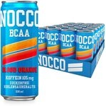 NOCCO BCAA energy drink 24er pack &ndash; zuckerfrei, vegan Energy Getr&auml;nk mit Koffein,