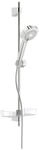 HANSA HANSABASICJET Style Wandstangen-Brausenset, Wandmontage, 3-strahlig, 720...