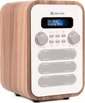 Denver DAB-48WHITE DAB + Radio Mit integriertem FM-Radio und Bluetooth-Funktion