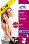 AVERY Zweckform MD1005 5 Textilfolien, T-Shirt selbst gestalten, T-Shirt bedrucken