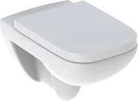 Geberit Renova Plan Set Wand-WC Tiefsp&uuml;ler, Rimfree, mit WC-Sitz, wei&szlig;,