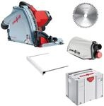 Mafell Akku Tauchs&auml;ge MT 55 18 M bl PURE mit Parallelanschlag im T-MAX 91B402