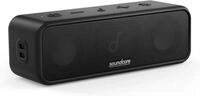 soundcore 3 Bluetooth Lautsprecher, Stereo-Sound, Audiotreiber mit Titan-Membran,