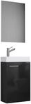 3-TLG Set | Waschplatz f&uuml;r G&auml;ste WC | G&auml;stebad | Waschtisch Toilette |...