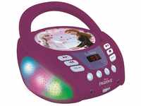 Lexibook RCD109FZ Disney Frozen 2-Bluetooth CD Player für Kinder - Tragbar,