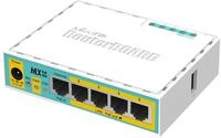 MikroTik hEX PoE lite Ethernet Router [5X Fast Ethernet, PoE]