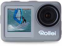 Rollei Action-Cam 9s Plus I 4K 60fps Unterwasserkamera mit Selfie-Display,