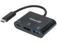 Manhattan USB Typ C HDMI Docking-Konverter ( USB 3.1 Typ C-Stecker auf HDMI /...
