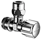 Schell Eckregulierventil Comfort (1/2 Zoll, Oberfl&auml;che Chrom, Kurze Bauform)
