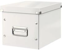 Leitz Click & Store Aufbewahrungsbox mit Deckel Mittel-Gro&szlig;, W&uuml;rfelbox f&uuml;r Regale