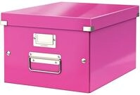 Leitz Click & Store Aufbewahrungsbox mit Deckel Mittel-Gro&szlig;, Box f&uuml;r Unterlagen bis