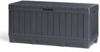 Keter Kentwood Gartenbox 350 Liter Stauraum anthrazit - 128 x 59 x 53,6 cm -