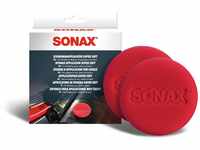 SONAX SchwammApplikator Super Soft (2 Stück) zum sanften und oberflächenschonenden