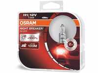 Osram Night Breaker Silver H1, +100% mehr Helligkeit, Halogen-Scheinwerferlampe,