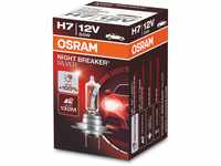 Osram Night Breaker Silver H7, +100% mehr Helligkeit, Halogen-Scheinwerferlampe,