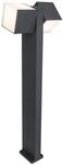 LED Wegeleuchte CUBA,moderne Pollerleuchte in Matt Schwarz,75cm hohe