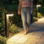 Proventa LED Solar Wegeleuchte mit Bewegungsmelder &ndash; 600 Lumen, warmwei&szlig; 2700K,