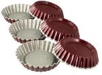 Dr. Oetker Torteletts &Oslash; 10 cm, 6er Set, kleine Backformen f&uuml;r s&uuml;&szlig;e K&uuml;chlein,