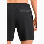PUMA Herren Mittellange Sichtbarer Kordelzug Badehose, Black, XS