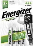 Energizer Universal HR03 Micro (AAA)-Akku NiMH 500 mAh 1.2 V 4 St.