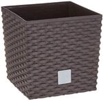 Prosper Plast drts170l-440u 17 x 17 x 17 cm "Rato" Low Blumentopf &ndash; Dunkelbraun