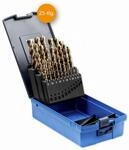 PFERD TOOLS Spiralbohrer-Set INOX, 25-tlg. | &Oslash; 1-13 mm, HSS-E Co5 N, DIN 338, 135&deg;