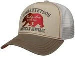 Stetson JBS-Bear Trucker Cap Baseballcap mit Baumwolle Markenstickerei Snapback Cap