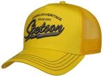 Stetson Since 1865 Trucker Cap Snapback Stoffcap Herren Sommer Winter gelb One Size