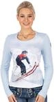 Almgwand Damen Grillhofalm Longsleeve, hellblau