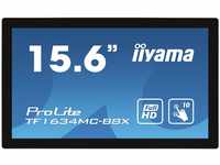iiyama Prolite TF1634MC-B8X 39,5cm 15,6" IPS LED-Monitor Full HD Open Frame 10...