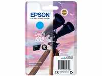 Epson Original 502 Tinte Fernglas Singlepack Cyan Standard, XP-5100 XP-5105...
