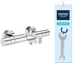 GROHE Precision Get, Badewannenarmatur, wassersparend (Thermostat f&uuml;r stets