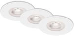 BRILONER Leuchten - LED Einbauleuchten, 3er Set, Deckenlampen je 5 Watt, je 460