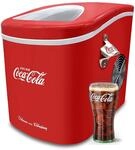 Salco Coca Cola Eisw&uuml;rfelmaschine &ndash; Ice Maker mit 2 Eisw&uuml;rfelgr&ouml;&szlig;en &ndash; 12 kg