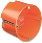Kaiser 9064-02 O-range Hohlwand Schalterdose &Oslash; 68 mm tief, Orange, 68x62mm, 10