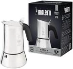 Bialetti - Neue Venus, Espressomaschine aus Edelstahl, f&uuml;r alle Herdarten geeignet,