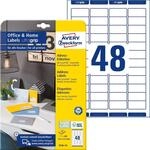 AVERY Zweckform 7636-10 Adressetiketten/Adressaufkleber (480 Etiketten mit ultragrip,
