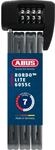ABUS Faltschloss Bordo Lite 6055C - mit SR-Halterung - Extra-leichtes Zahlenschloss,
